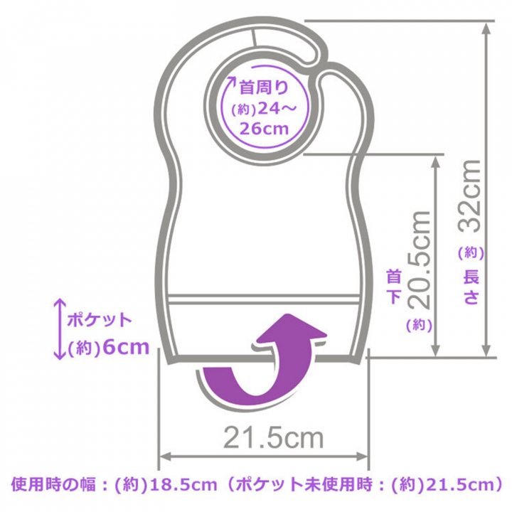 ビベッタ・ワイプイージービブ/グリーンバニー＆ベジタブル